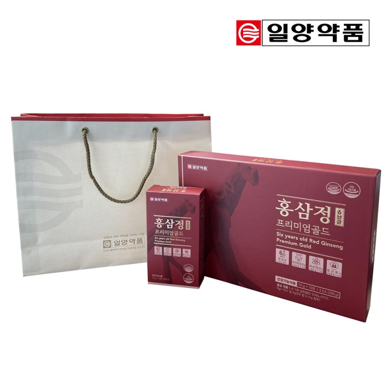 일양약품 프리미엄 홍삼스틱 30포 (쇼핑백포함)