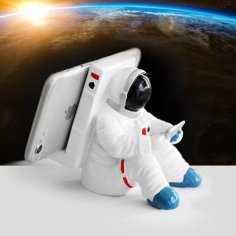 아스트로 우주비행사 거치대 태블릿거치대 핸드폰 스마트폰 장식 선물 워치스탠드