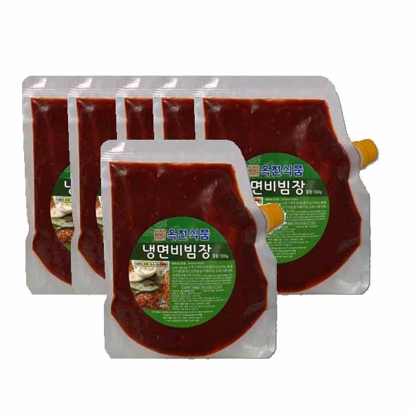 옥천 냉면 비빔장-1박스(500gx30봉) 업소전문용