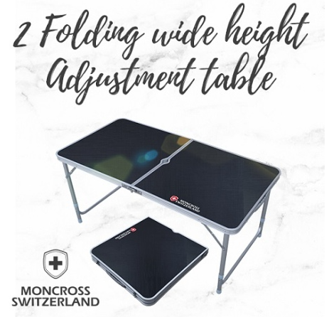 [몽크로스] 2폴딩 와이드 높이조절 테이블