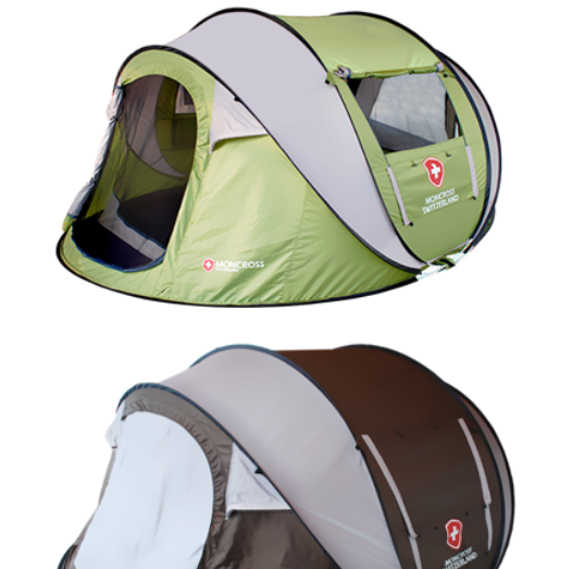 몽크로스 원터치 텐트 5~6인용 PMC-1003 색상:다크브라운,올리브그린